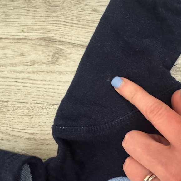 GAP Blue Zip-Up Hoodie Sweatshirt - Picture 3 of 5